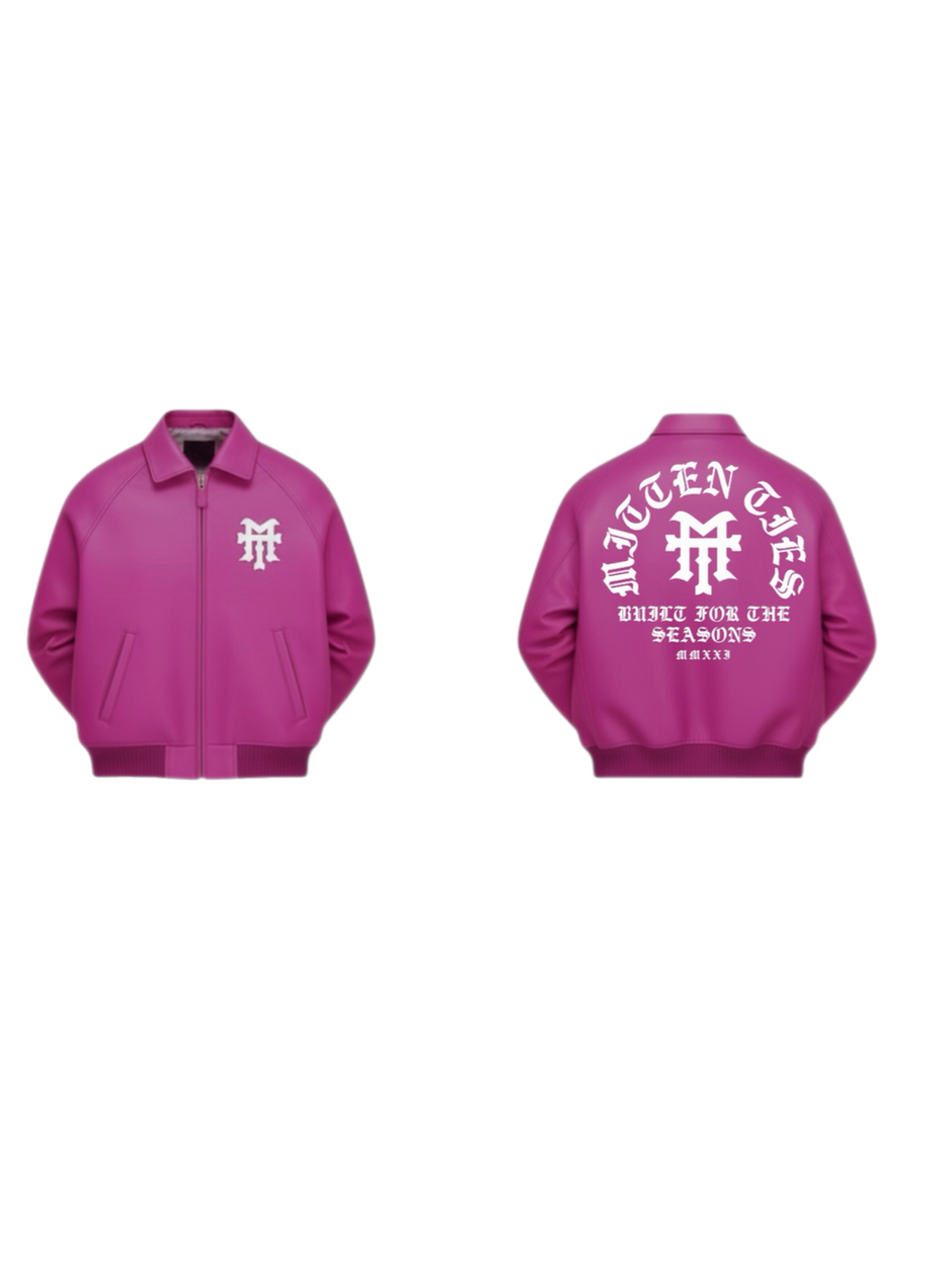 MT old English leather bomber