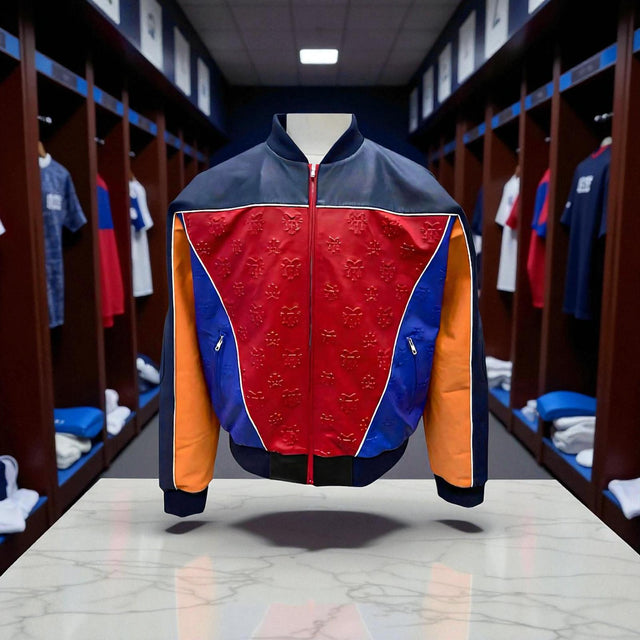 (Ty Mopkins x MT collab) Our Color run deep leather jacket