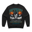 (Ty Mopkins x MT collab) Our colors run deep official crewneck, Detroit basketball