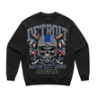 (Ty Mopkins x MT collab)Our colors run deep official crewneck, Detroit Football